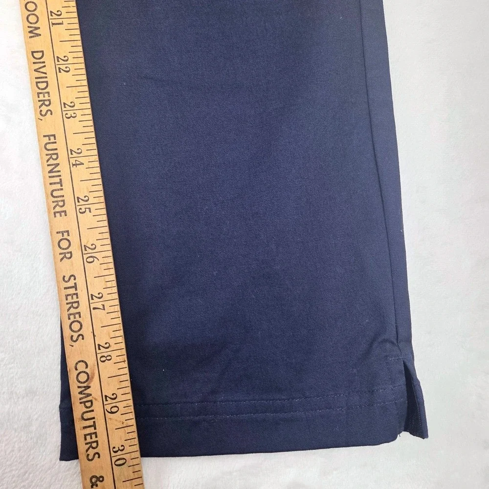 Oakley‎ Man Trousers Men 32 Navy Blue Regular Fit Stretch Chino Pants CA35460